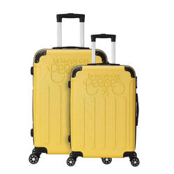 Set 2 valises M+L Java Moutarde