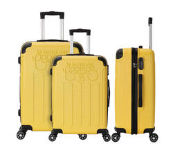 Set de 3 valises 55/65/75cm Java Moutarde
