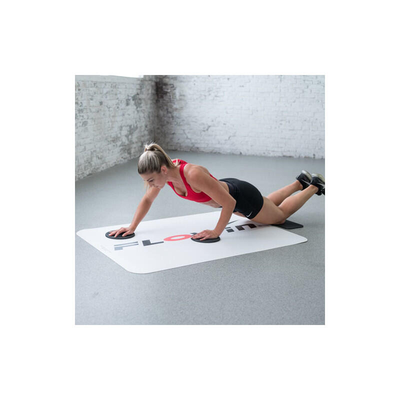 FLOWIN® SPORT - TAPIS DE GLISSE TRANSPORTABLE - BLANC 2/5
