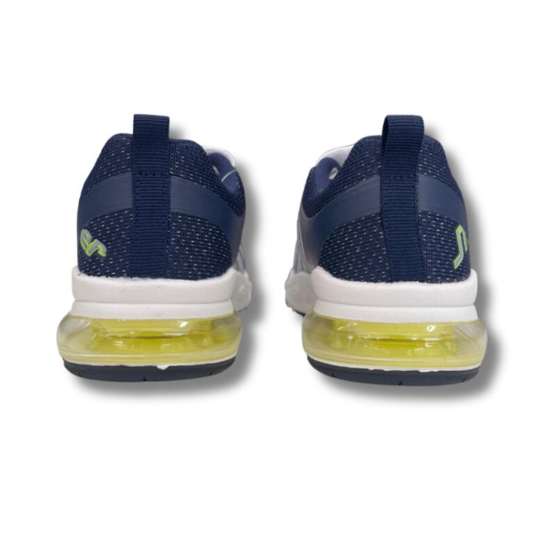 Zapatillas Running Niños J'Hayber Chilor Grey Gris y Azul Resistentes 4/6