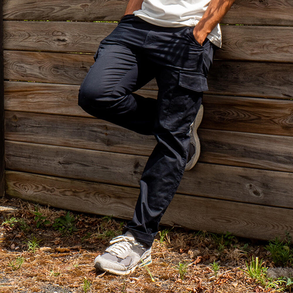 Pantalón cargo multibolsillos – Azul marino 3/6