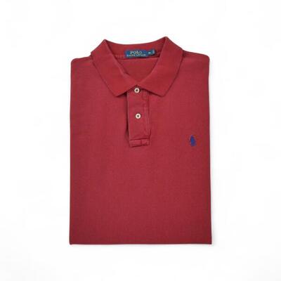 Tweedehands - korte mouw heren polo shirt rood - als nieuw