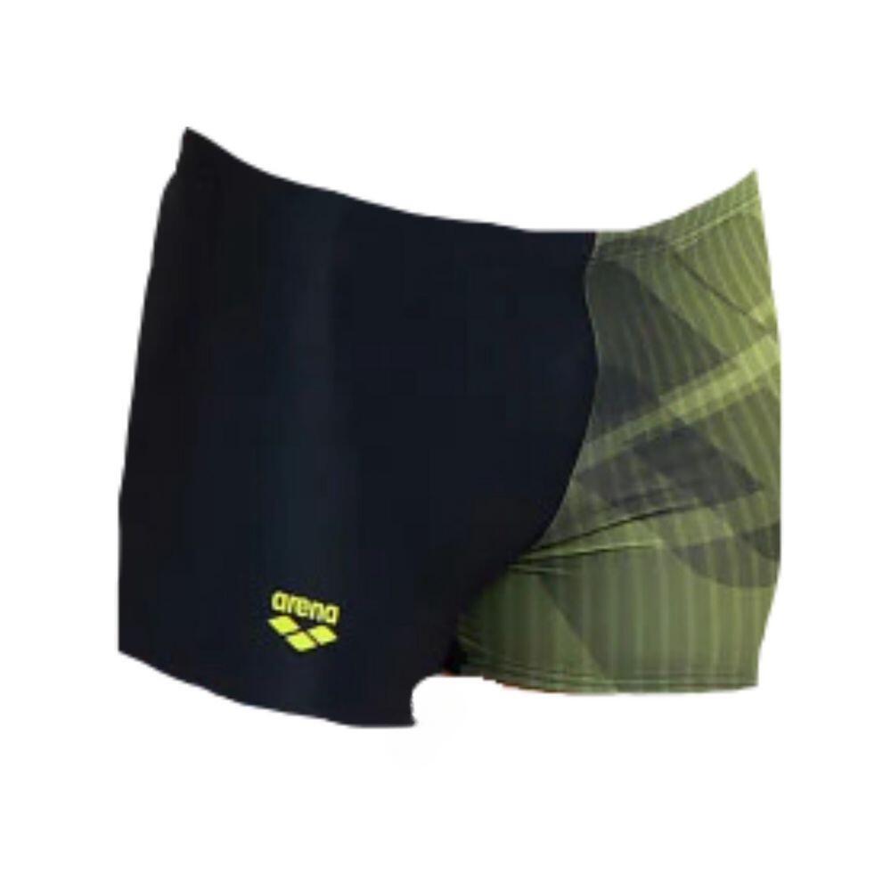 Fato de banho short shadow homem preto / verde natação homem verde arena