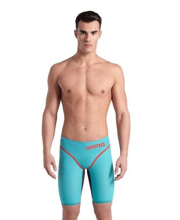 Bañador Jammer Arena Powerskin Carbon Core Fx - Turquesa/Metálico - Talla 32