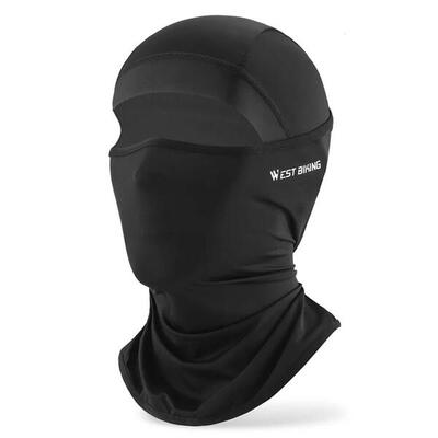 Balaclava de Ciclismo Anti-UV Cómoda de Seda Helada Transpirable
