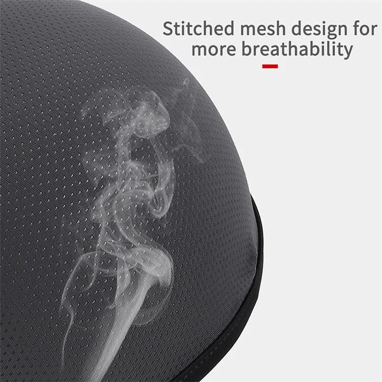 3-in-1 Sommer Anti-UV Kühlende und Atmungsaktive Balaclava - Schwarz/Grau 3/4