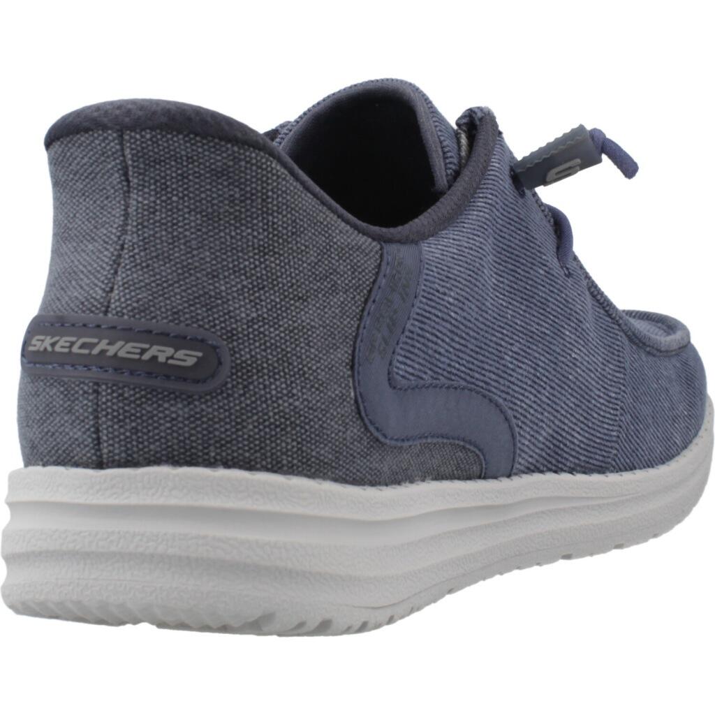 Sneakers Skechers Model Slip-ins Melson Kleur Blauw 3/5