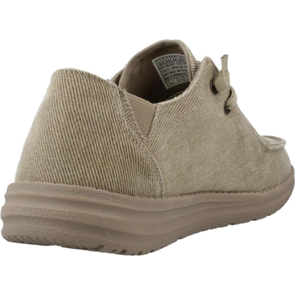 Zapatillas Lona Hombre Skechers Melson-raymon Marrón 3/5