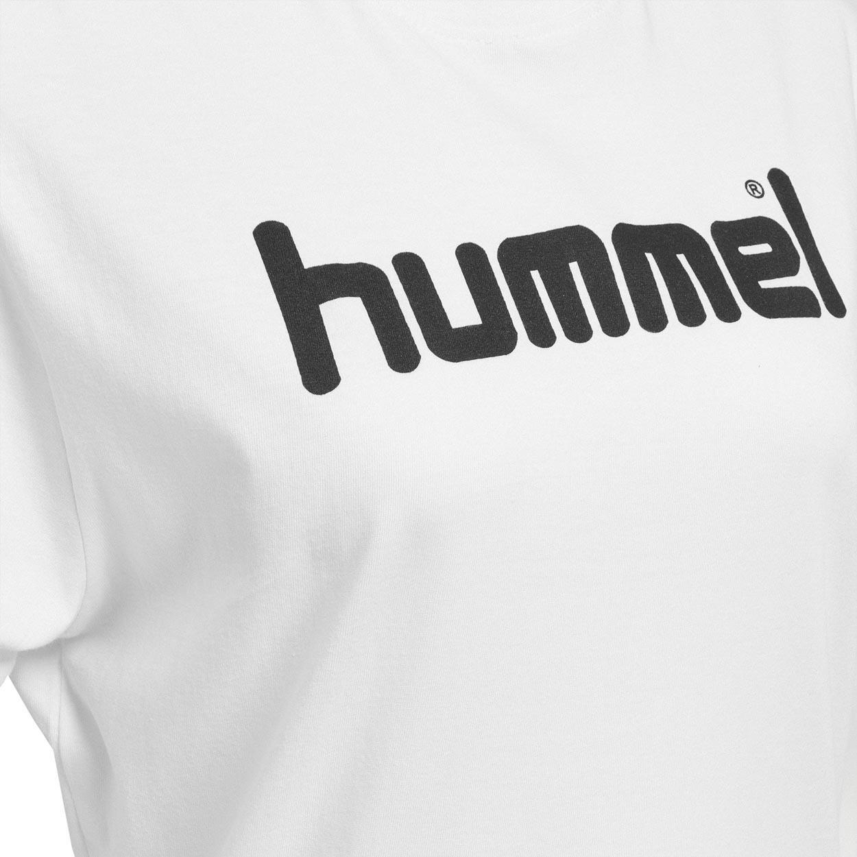 Koszulka sportowa z krótkim rękawem damska Hummel Cotton Logo 4/5