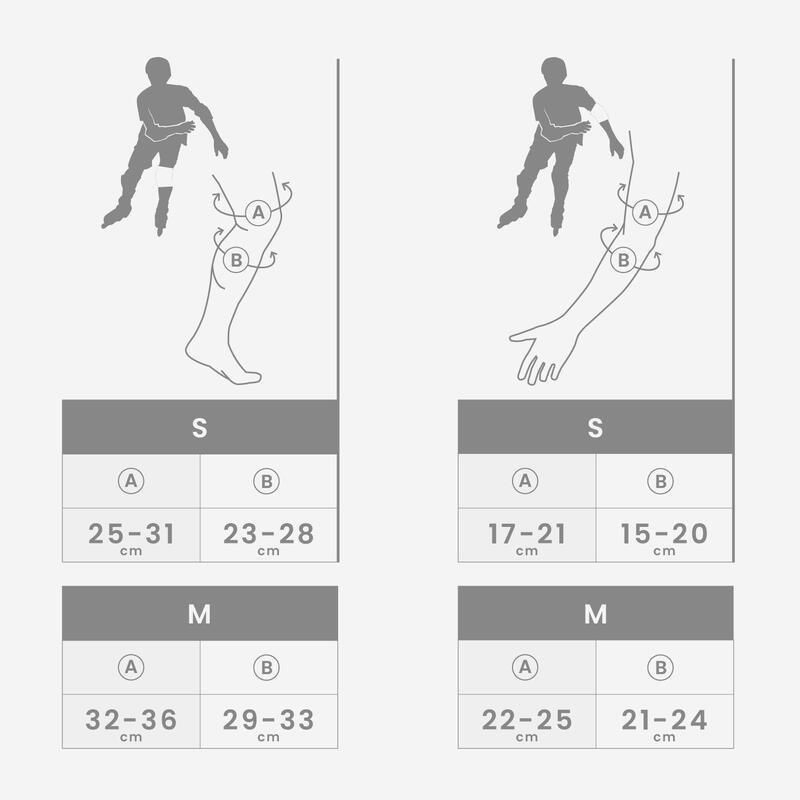 Ochraniacze dla dzieci Cariboo Jump S 2-pack (zielono-niebieskie) -4822