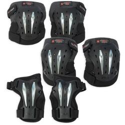 Set de 3 protections ADULTE - Noir