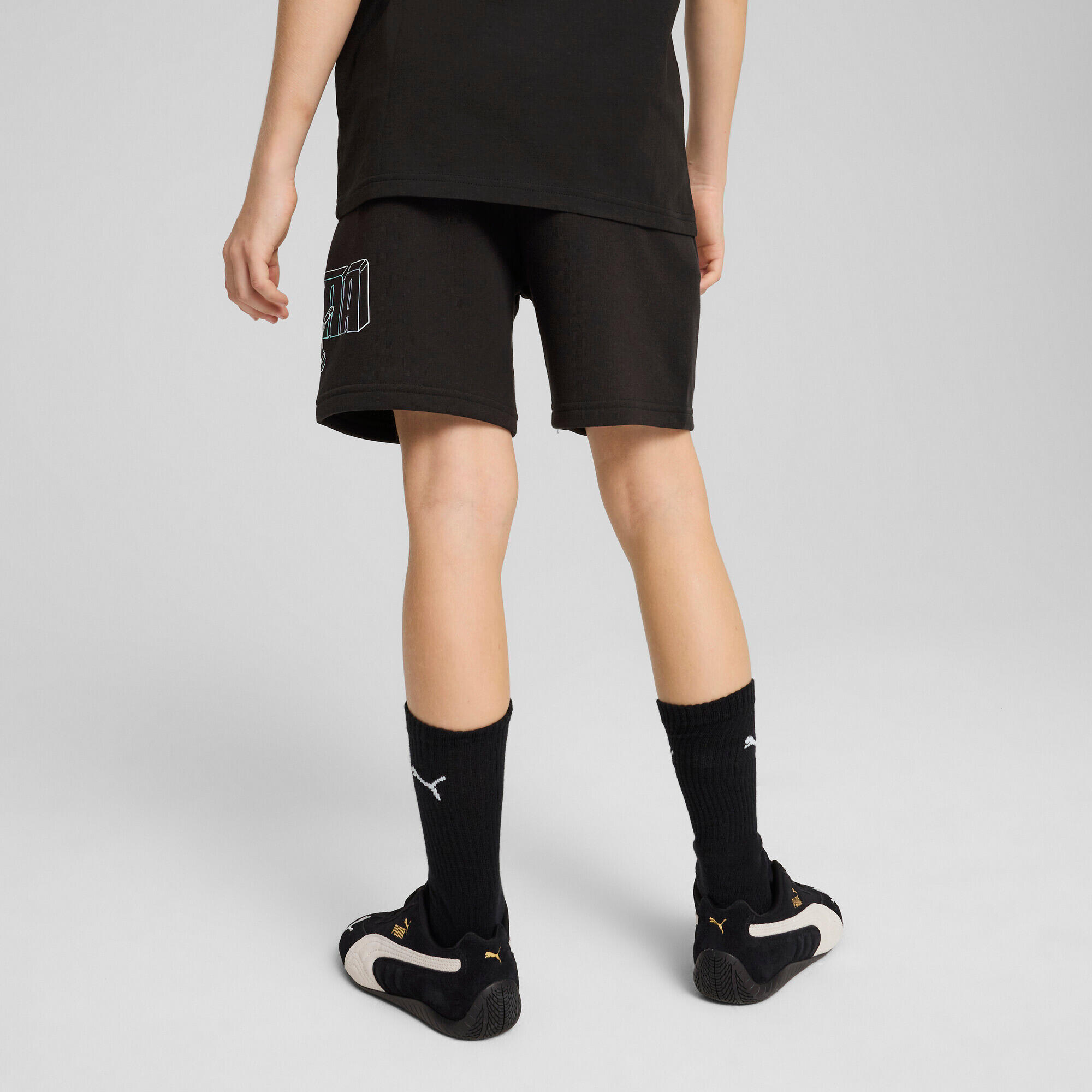 Shorts per bambini Puma Essentials Logo LAB 4/7