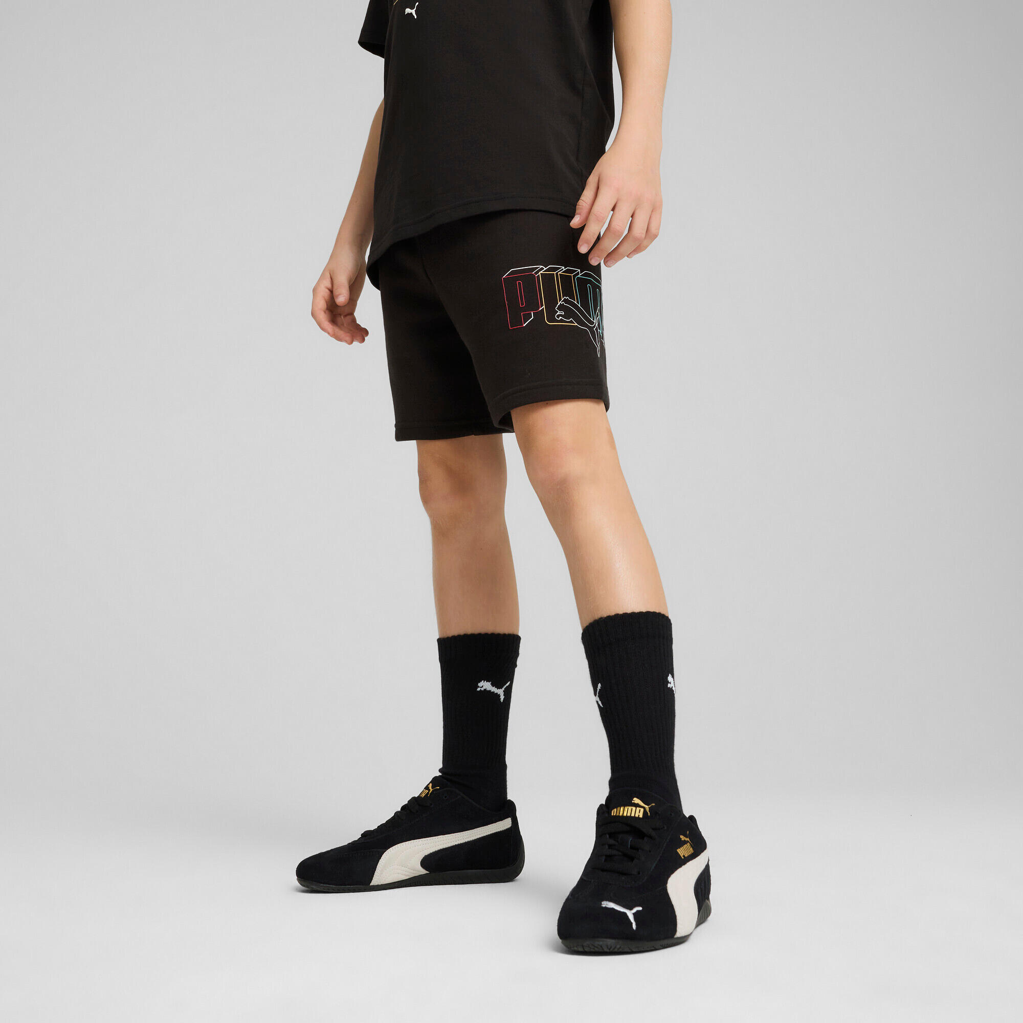 Shorts per bambini Puma Essentials Logo LAB 5/7