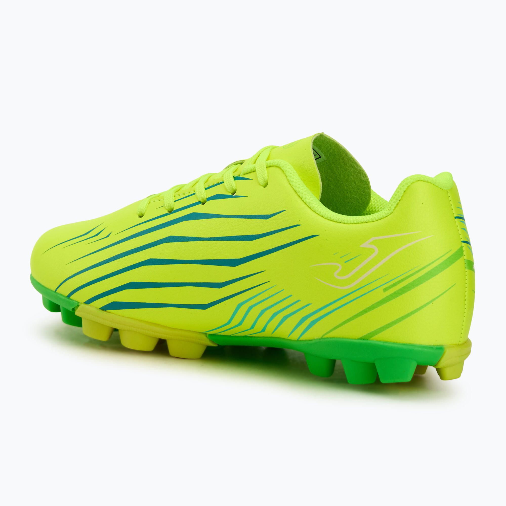Scarpe da calcio per bambini Joma Propulsion Jr HG fluor lemon 3/7
