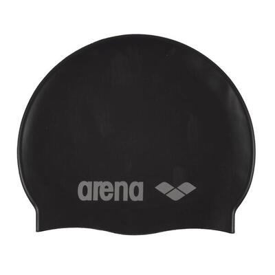 Arena kinder badmuts classic silicone zwart