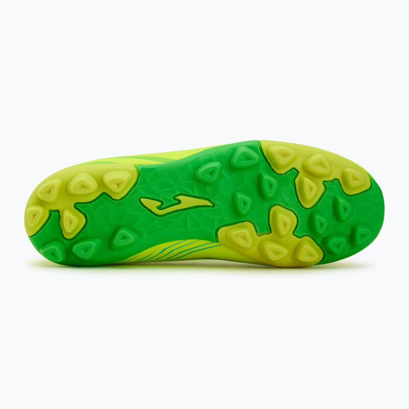 Ghete de fotbal pentru copii Joma Propulsion Jr HG fluor lămâie