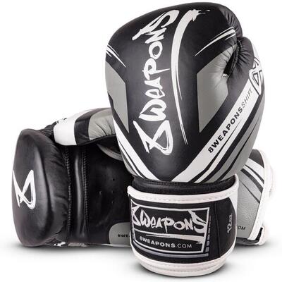 Guantoni Boxe 8 Weapons Shift Nero Bianco 10oz