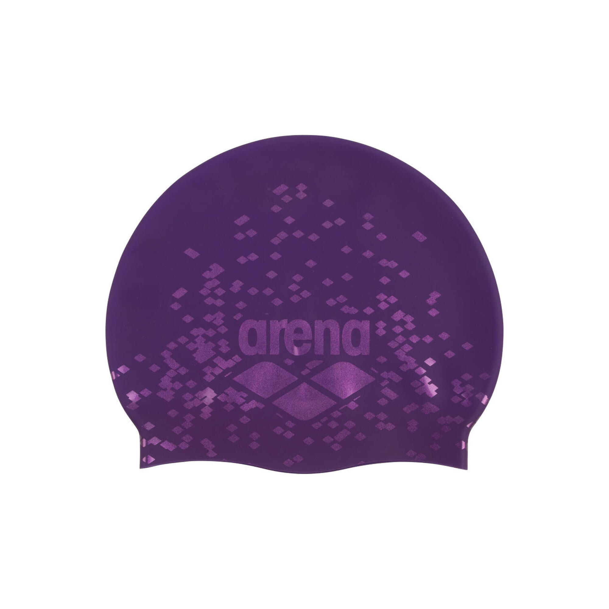 Czepek silikonowy na basen Arena Shine Plum-Violet
