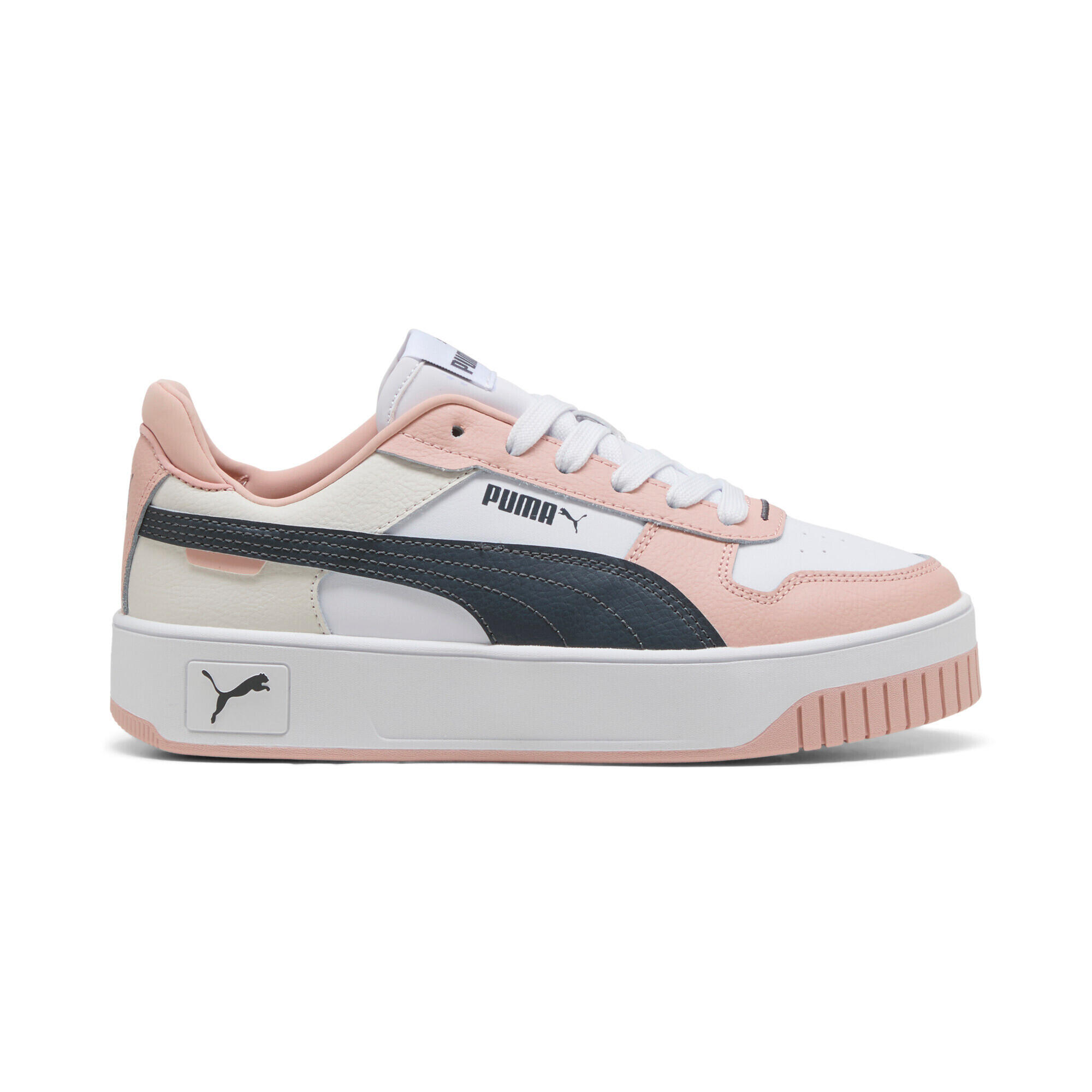 Puma - Baskets Femme Puma Carina Street - Baskets - Blanc|rose - 36 Xs - Decathlon