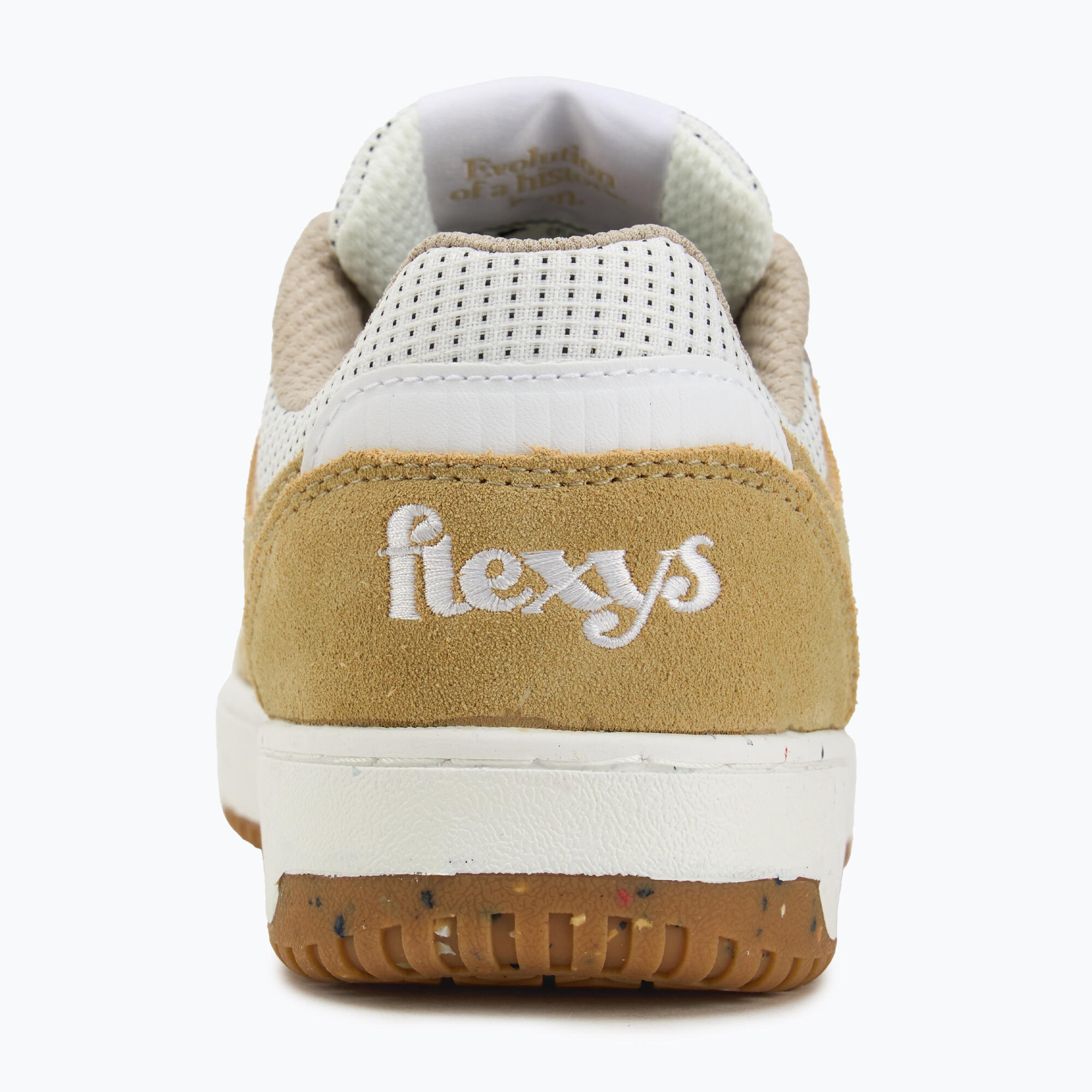 JOMA FLEXYS MEN 2525 beige - flexible, breathable leather futsal trainers 6/7