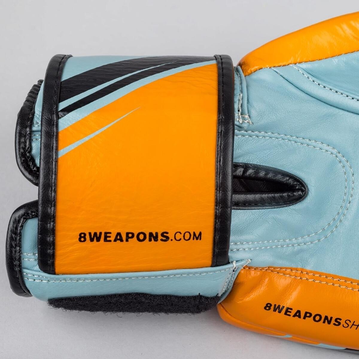 Boxhandschuhe 8 Weapons Shift Eisgrau Orange 12oz 7/7
