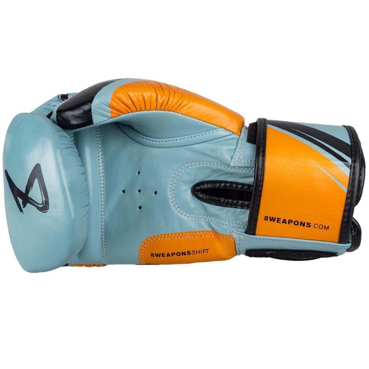 Boxhandschuhe 8 Weapons Shift Eisgrau Orange 12oz 2/7