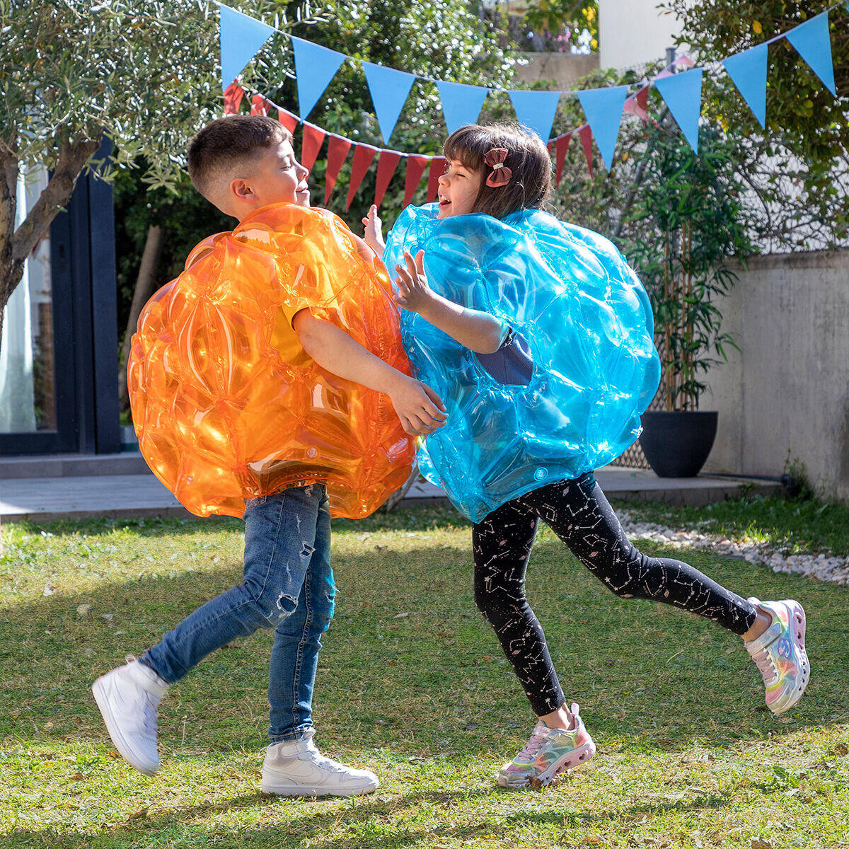Giant Inflatable Bumper Bubble Ball (x2) InnovaGoods Blue 2/5