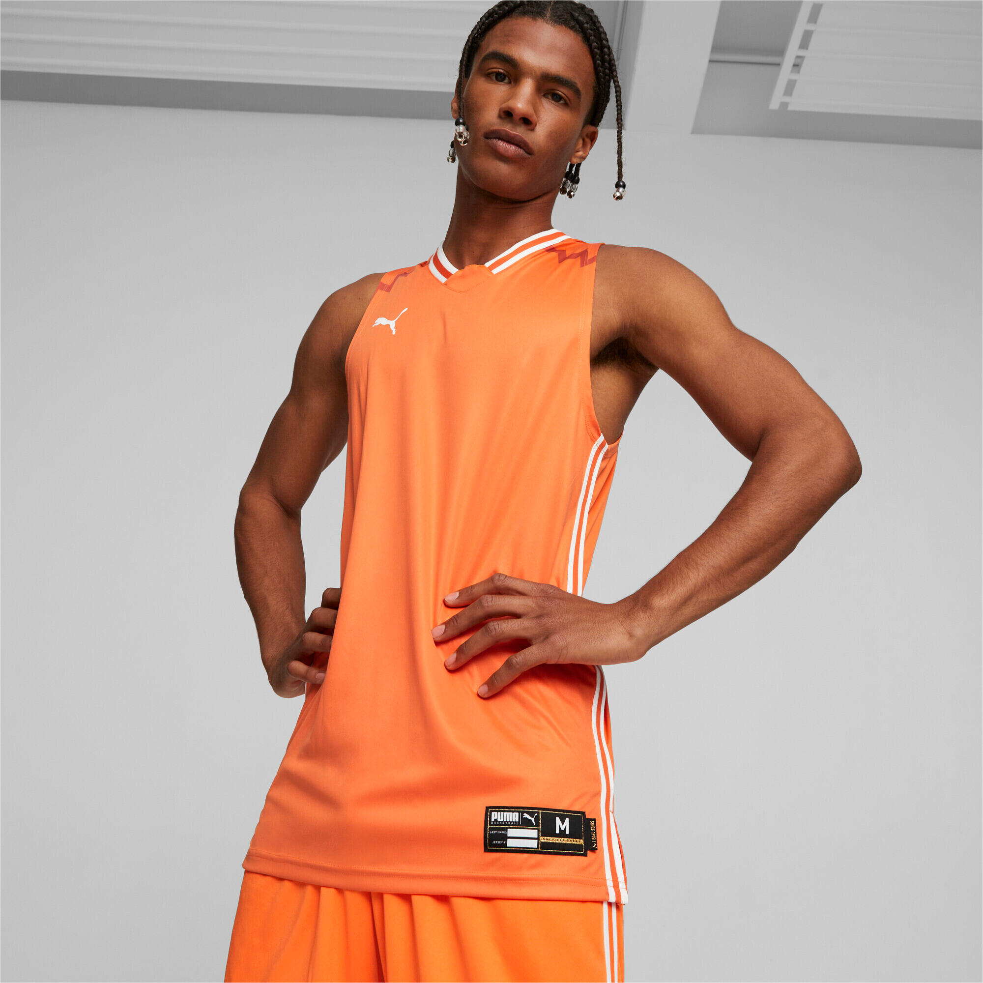 Débardeur Puma Hoops Game Orange 2/5