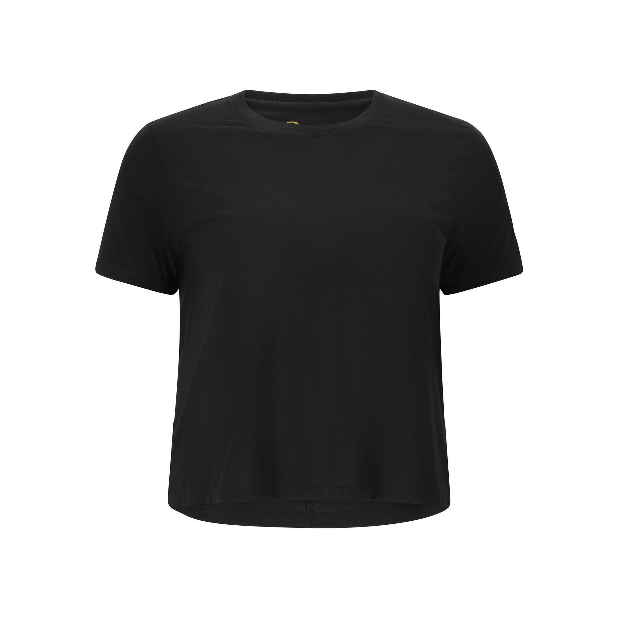 Endurance Q - T-shirt Laurina - T-shirt Manches Courtes - Noir - Decathlon