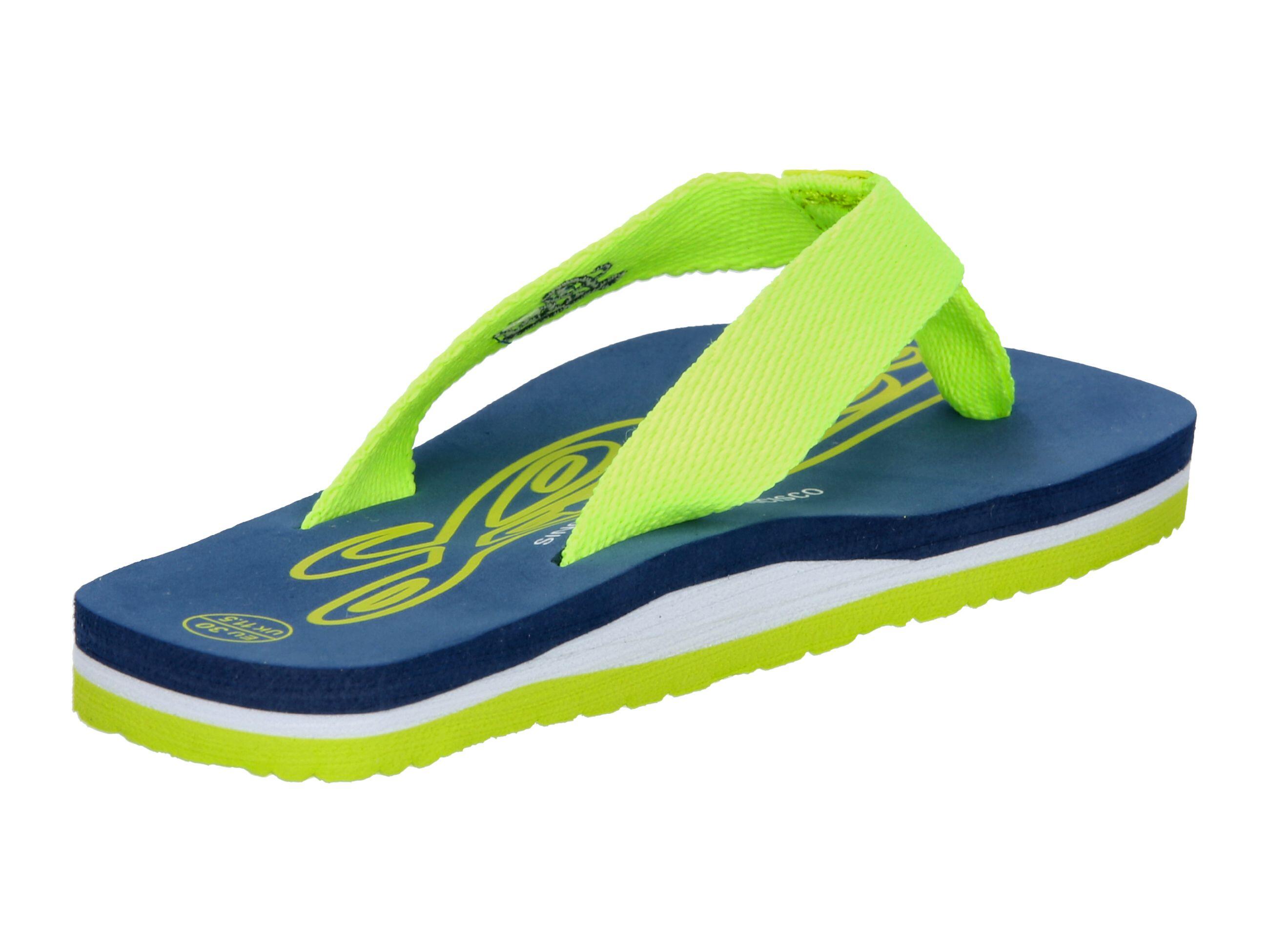LICO Flamenco Boys' Water Sandal yellow/navy EVA non‑slip 4/6