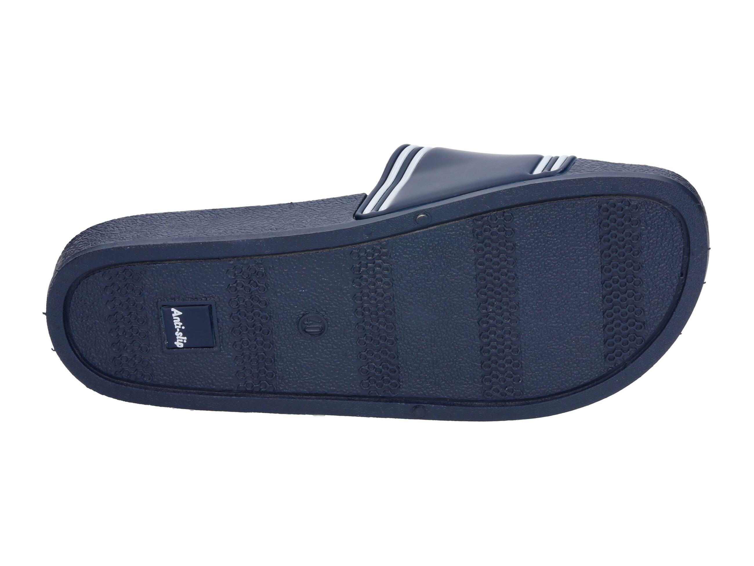 Pantoufle de bain LICO Coast V hommes bleu synthétique velcro 6/6