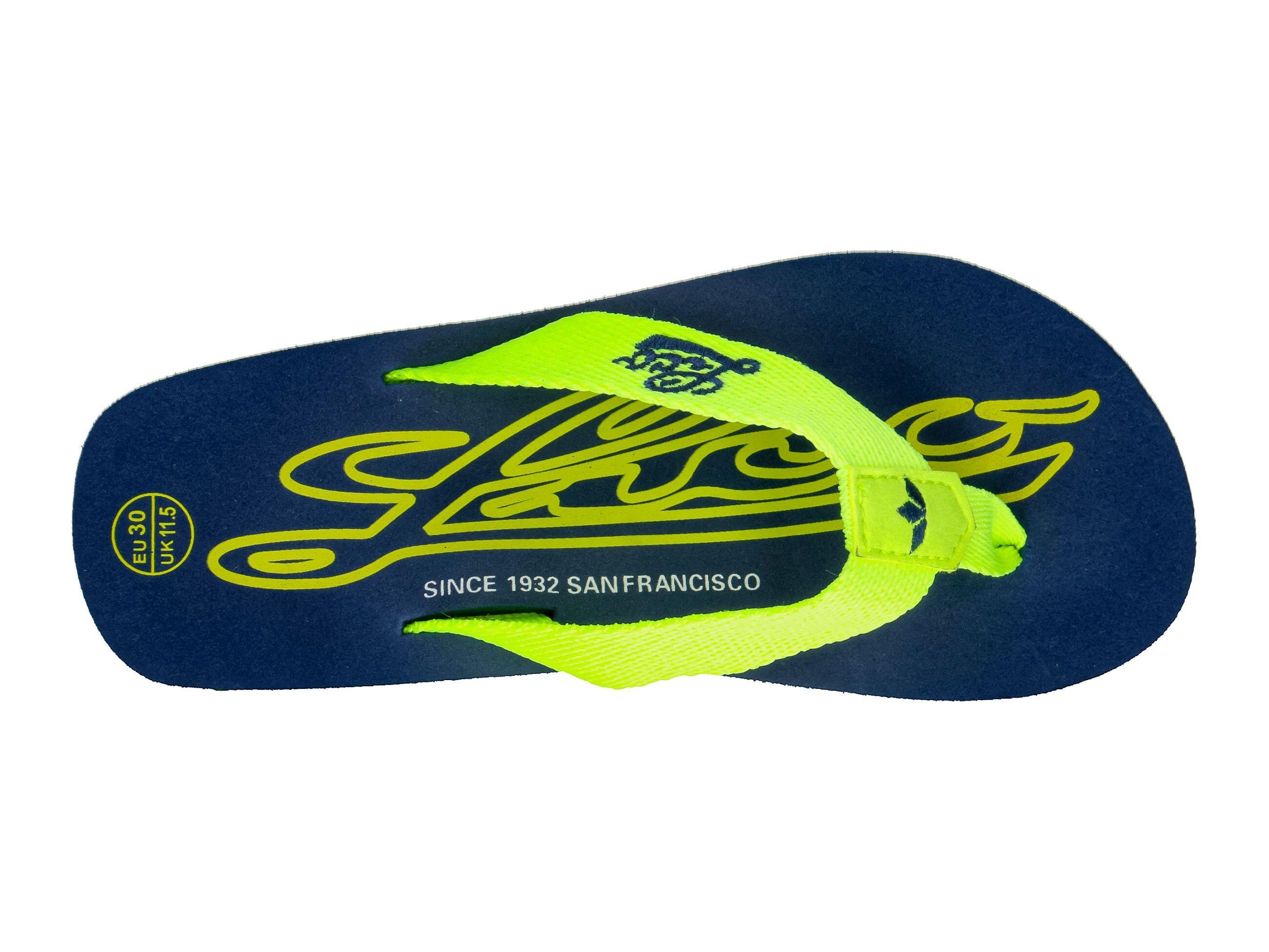 LICO Flamenco Boys' Water Sandal yellow/navy EVA non‑slip 5/6