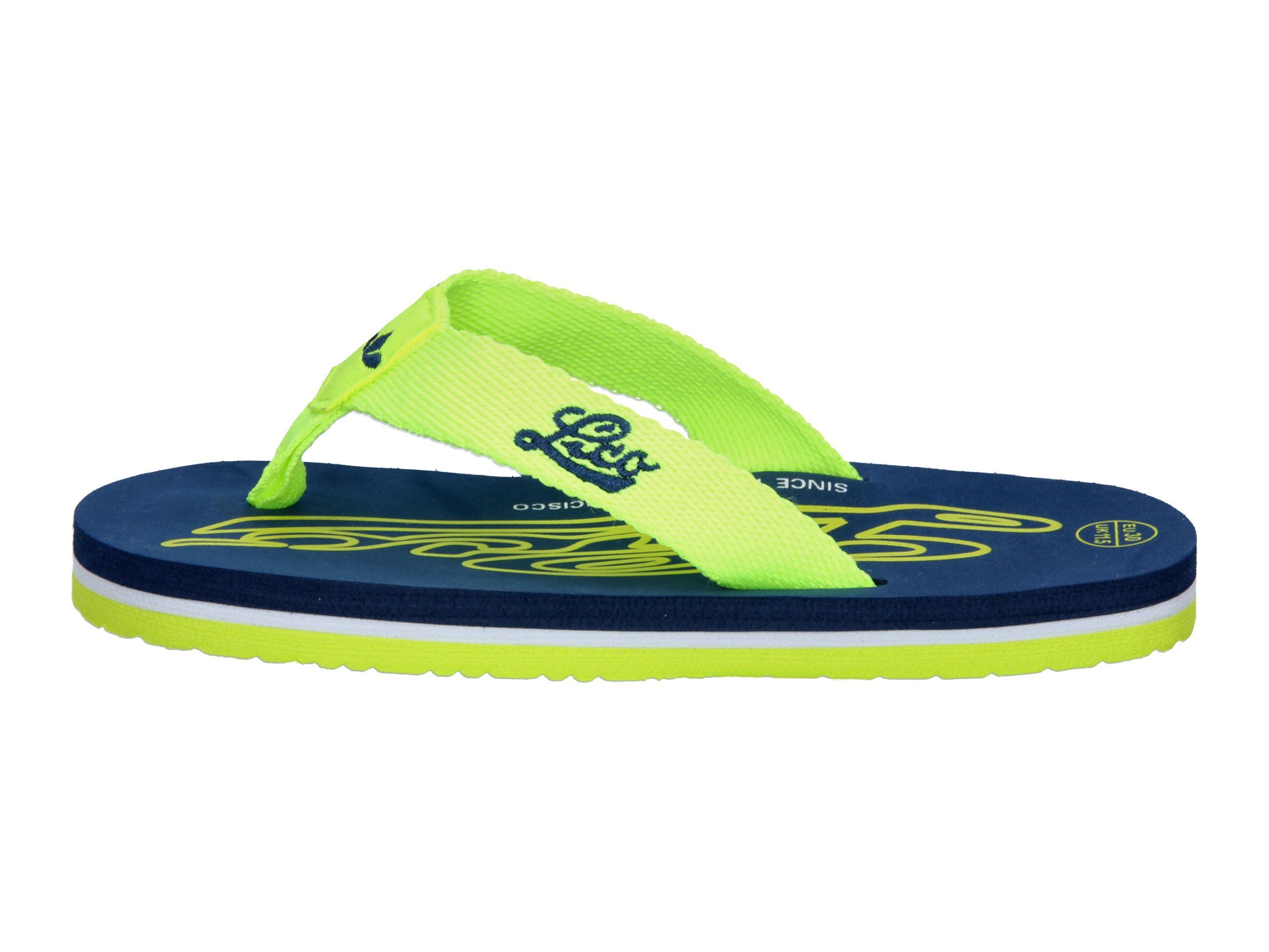 LICO Flamenco Boys' Water Sandal yellow/navy EVA non‑slip 2/6
