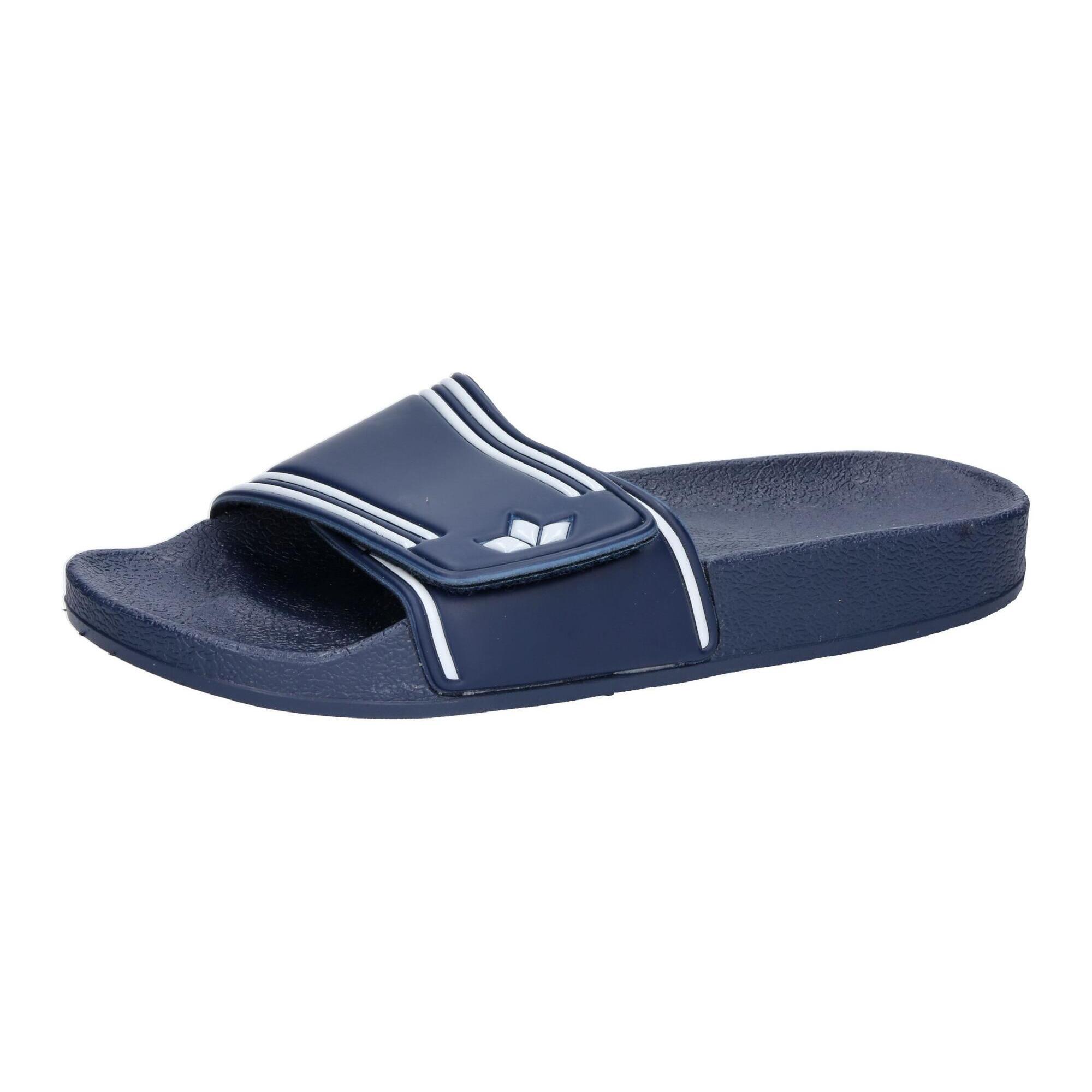 Lico - Pantoufle De Bain Fermeture Velcro Hommes Lico Coast V - Claquettes - Bleu - 46 - Decathlon