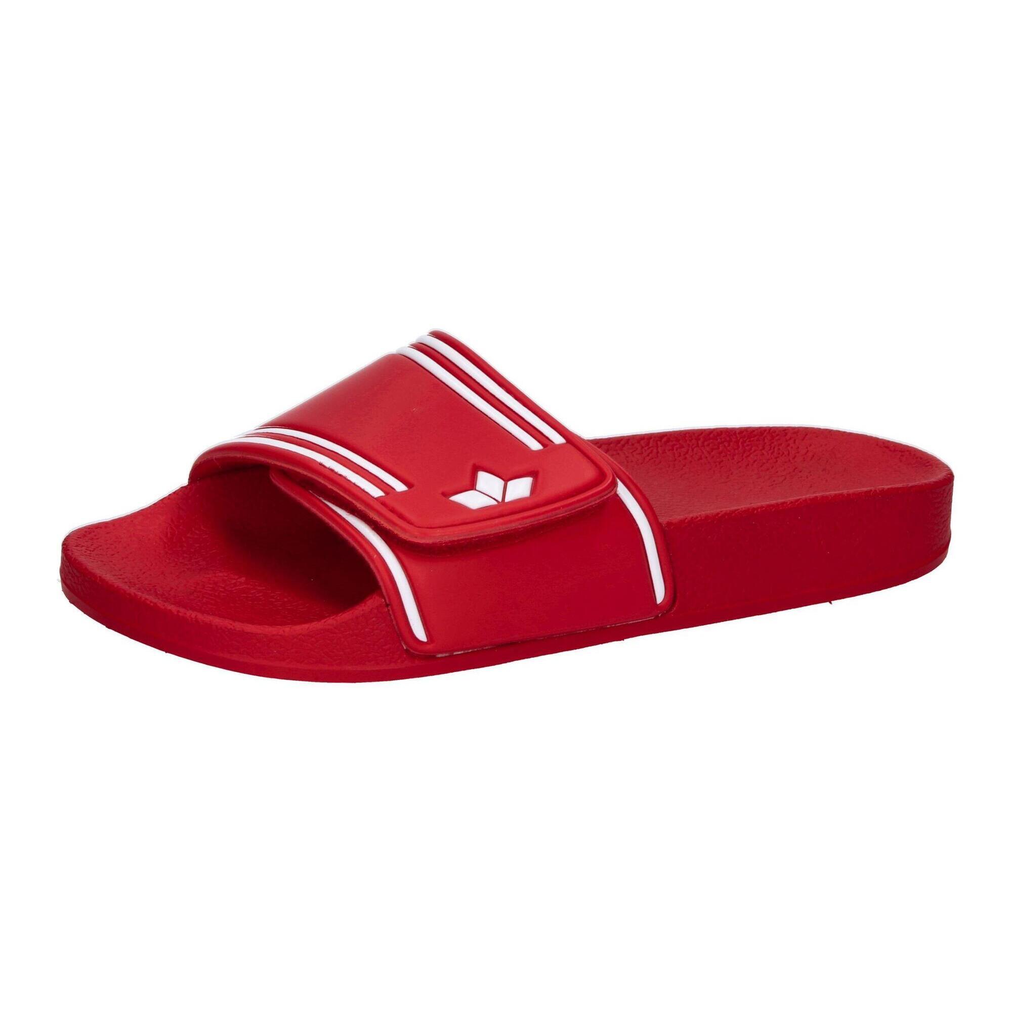 Lico - Pantoufle De Bain Fermeture Velcro Hommes Lico Coast V - Claquettes - Rouge - 39 - Decathlon