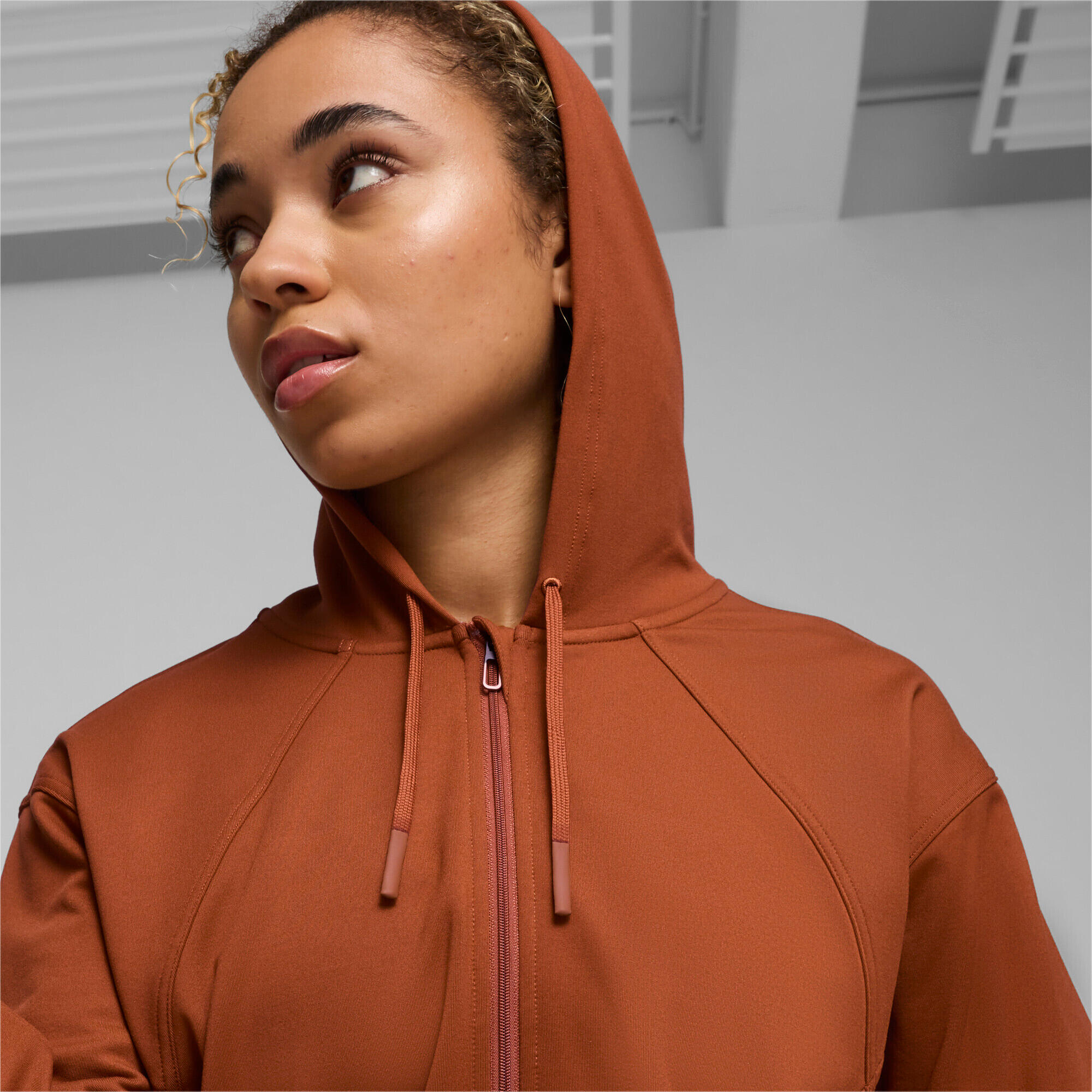 Damska bluza z kapturem zapinana na zamek Puma Cloudspun 3/7