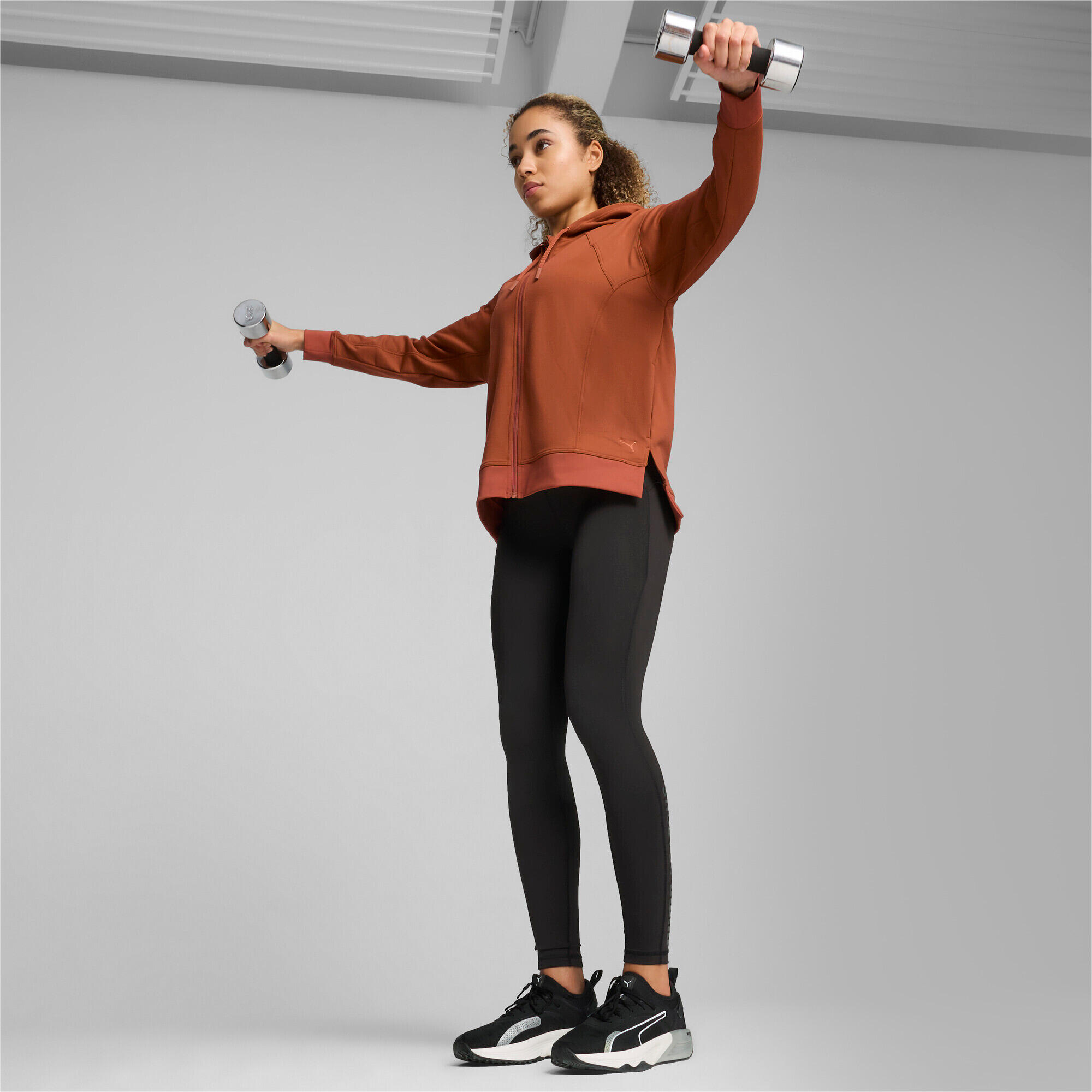 Damska bluza z kapturem zapinana na zamek Puma Cloudspun 4/7