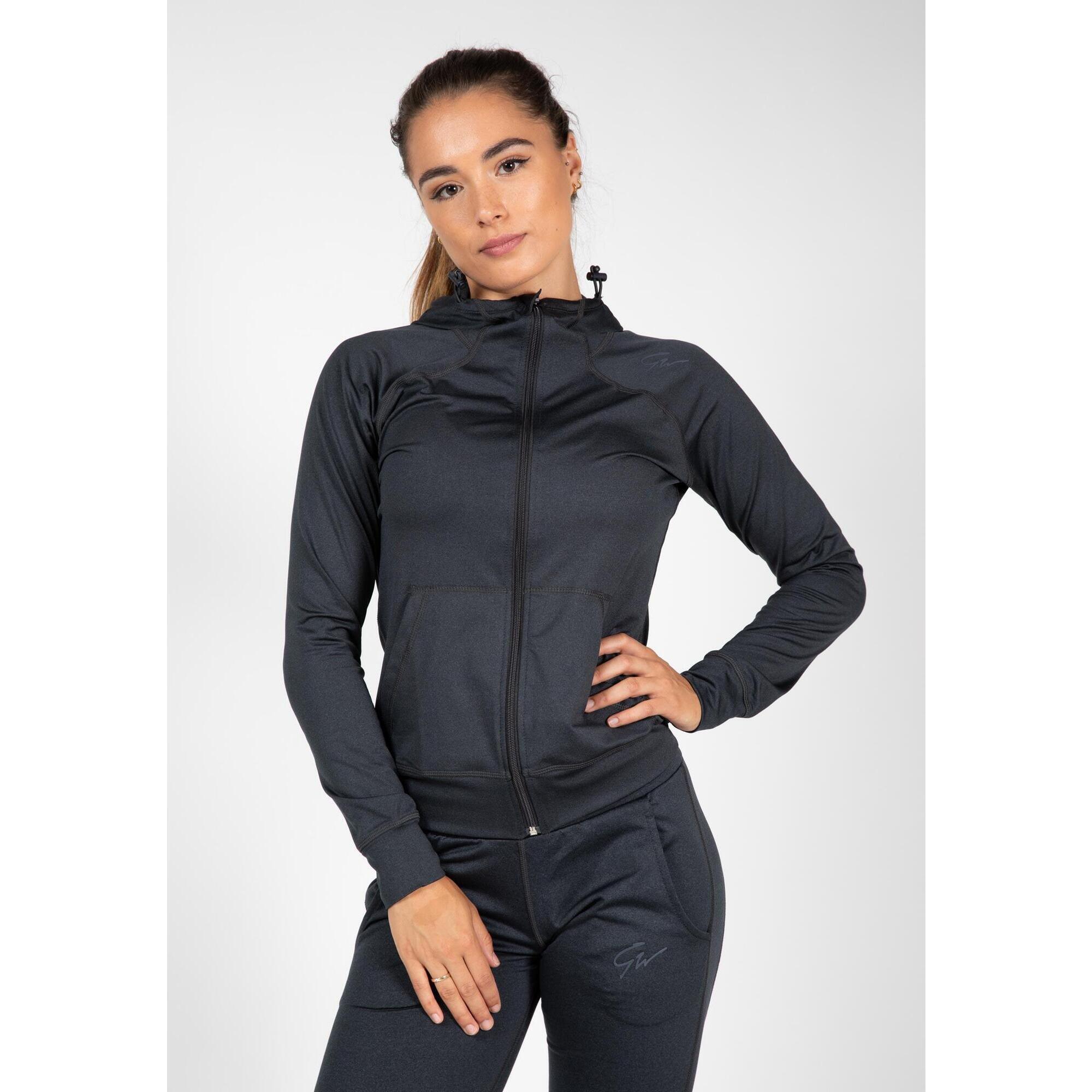 Gorilla Wear - Veste De Survêtement Femme Gorilla Wear Vici - Sweat-shirt - Gris|marron - 36 Xs - Decathlon