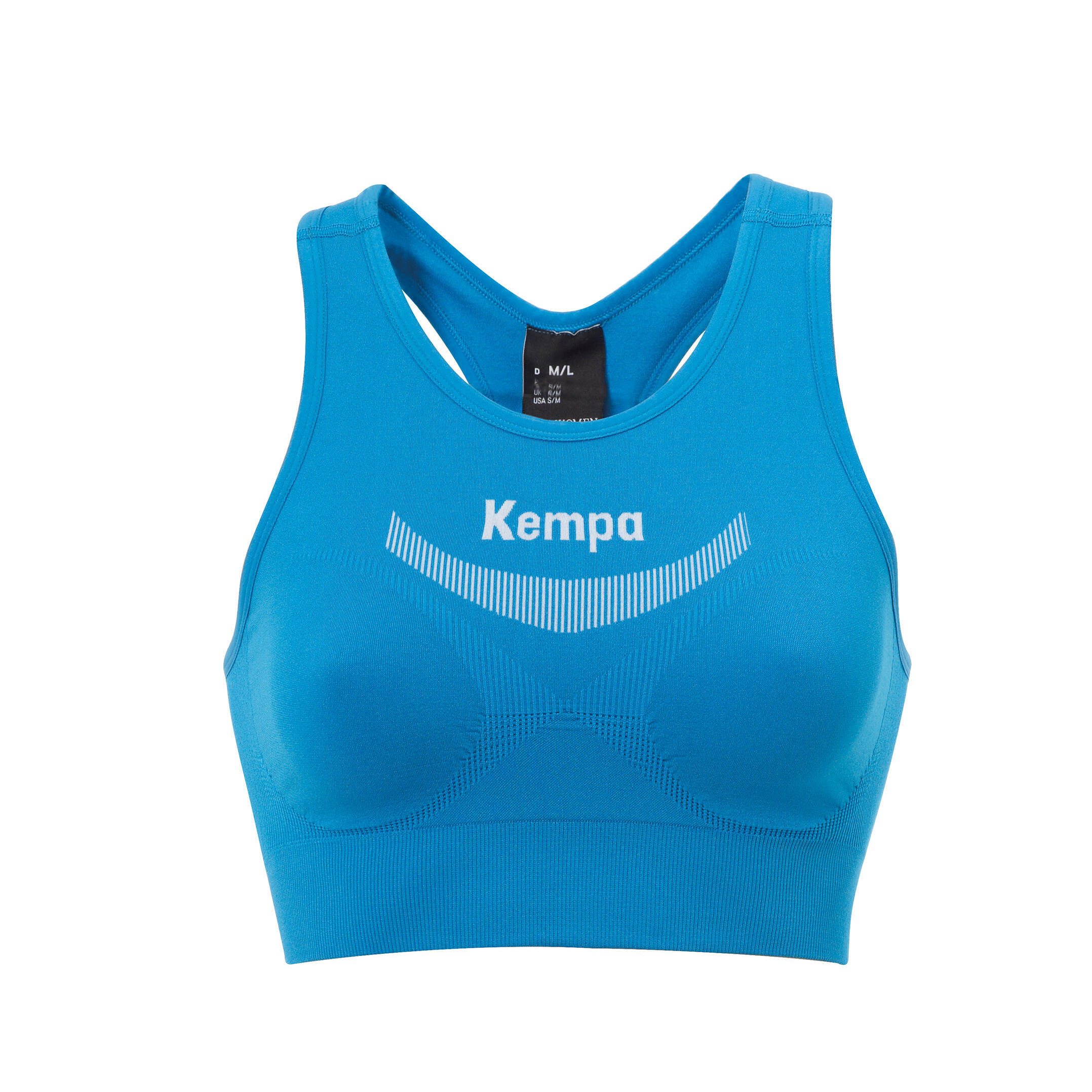 Kempa - Brassière Femme Kempa Attitude Pro - Brassière - Blanc|bleu - 50 Xl/2xl - Decathlon