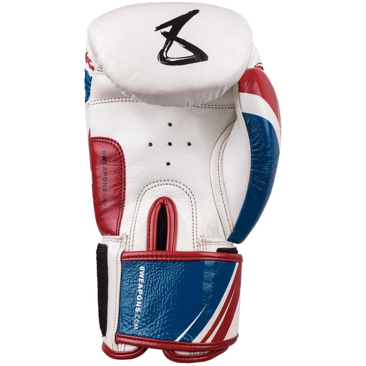 Boxhandschuhe 8 Weapons Shift Weiss Blau Rot 10oz 2/7