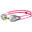 Arena Junior Zwembril Tracks Mirror Zilver-Wit-Fuchsia