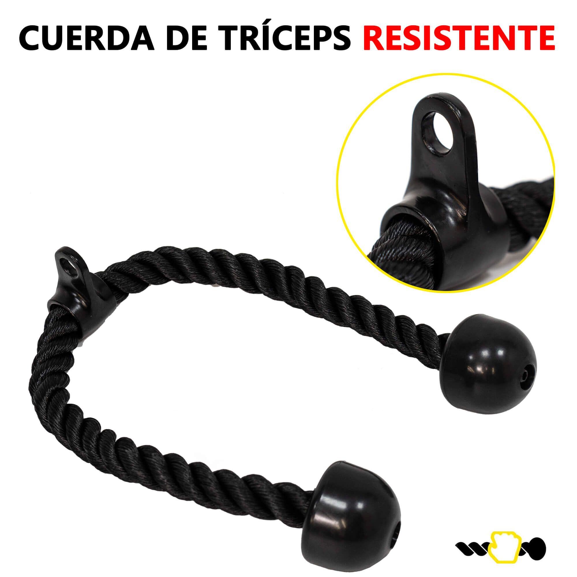 Kit Gimnasio Agarres Poleas Bíceps Tríceps Espalda 2/5