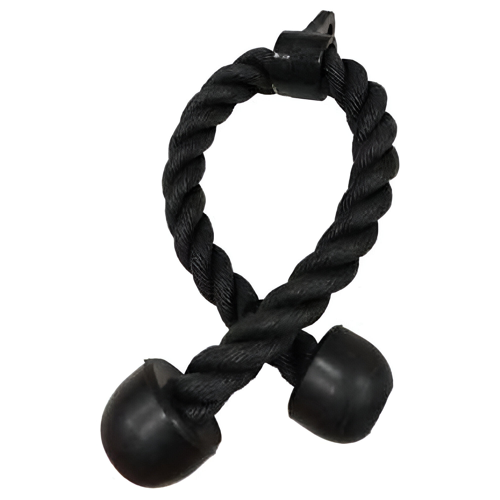 OZIO FITNESS Agarre Polea Cuerda Triceps 70 cm Negro