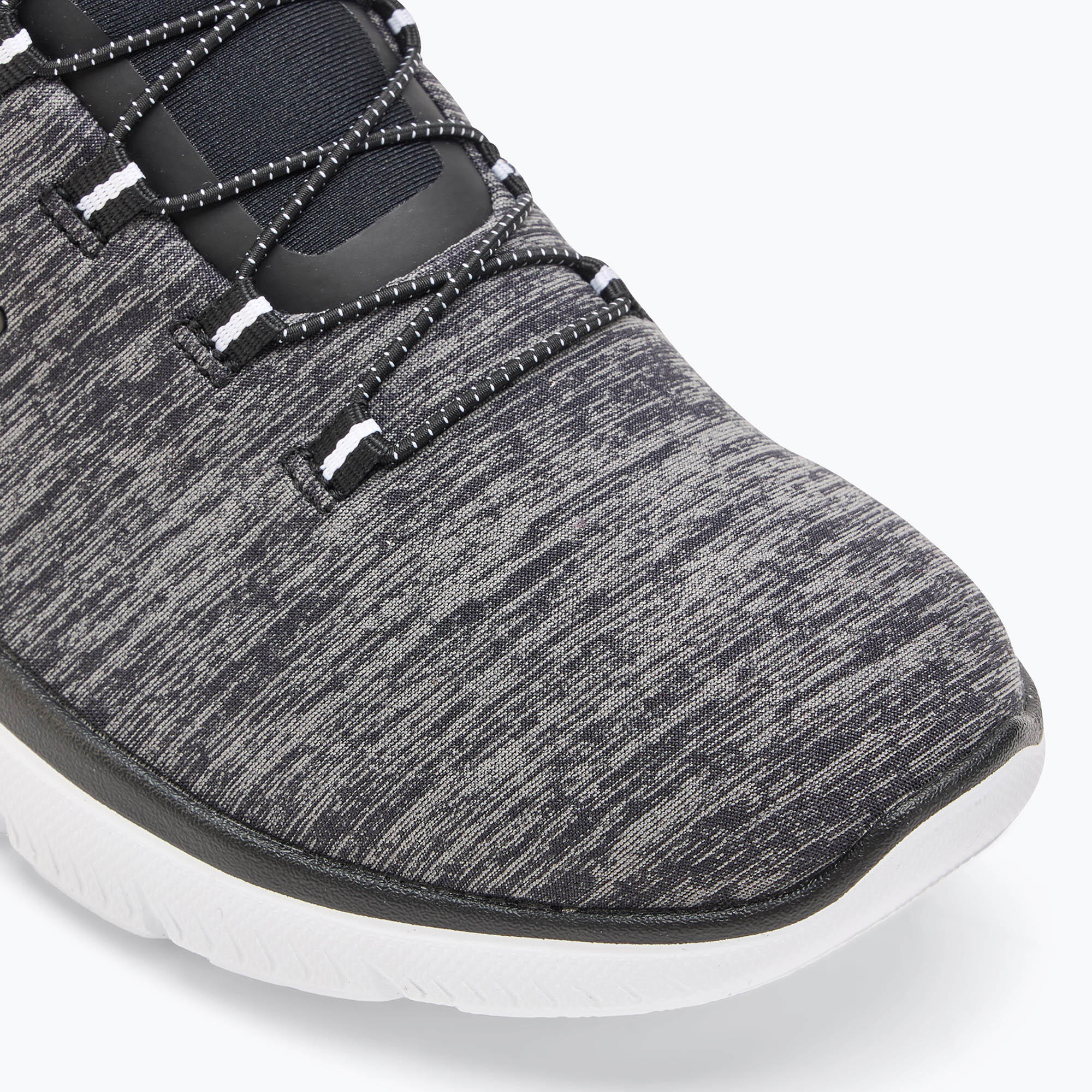 Ténis Skechers Mulher Summits - Dazzling haze Preto/ Blanco 7/7