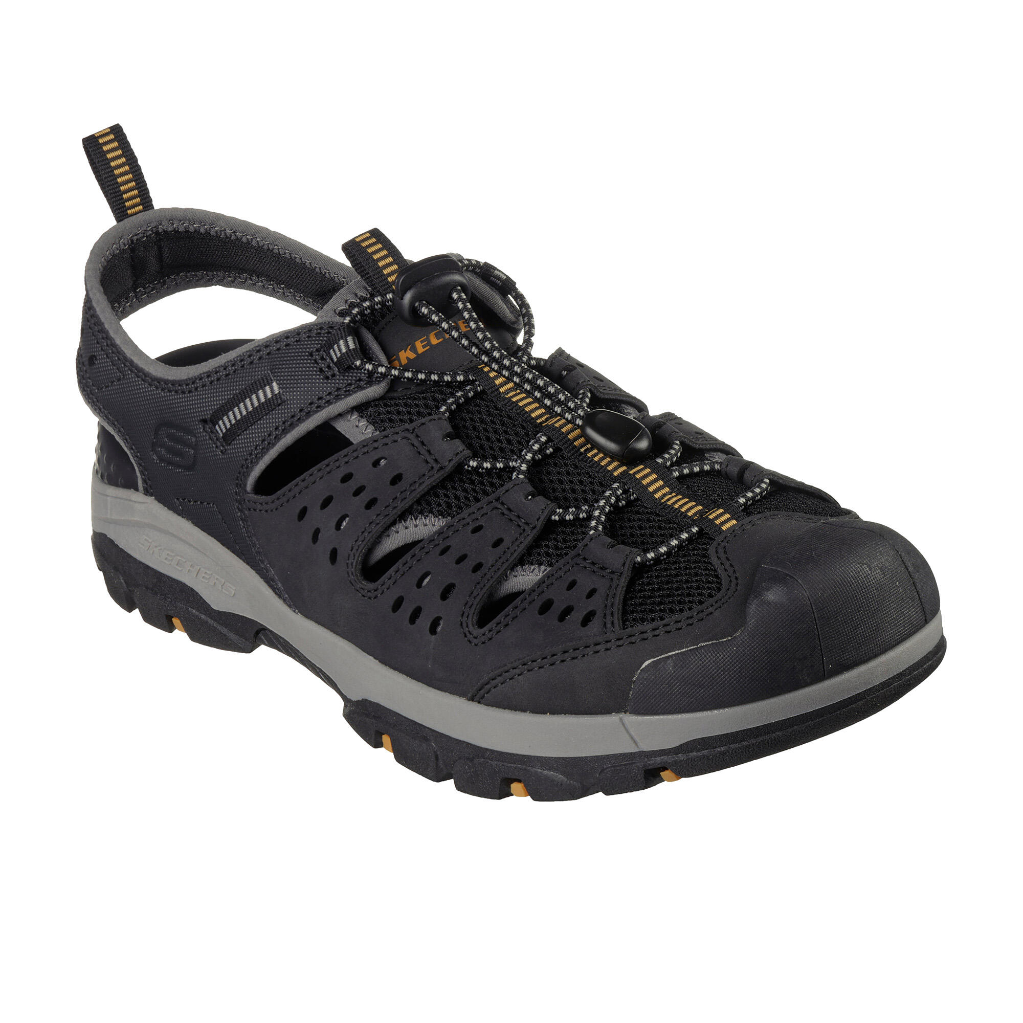 SANDALE Vegana HOMME Skechers Tresmen Menard Tejio NOIR 6/6