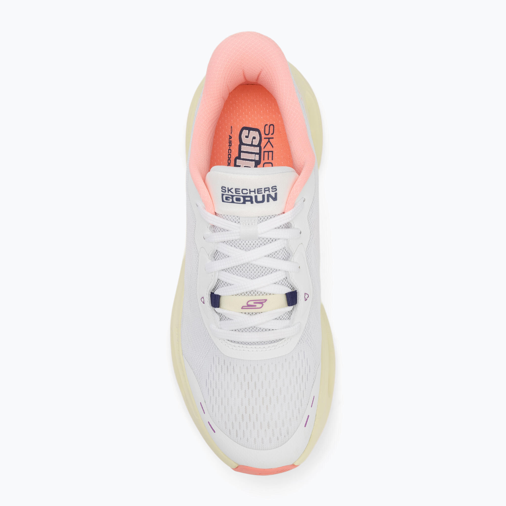 Zapatillas Sckechers Mujer Max Cushioning Glide-Step Blanco 5/7