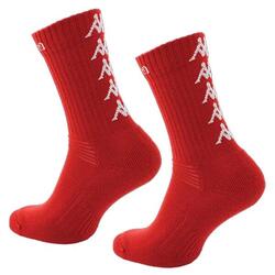 Chaussettes de Sport Rouge/Blanc Kappa Eleno