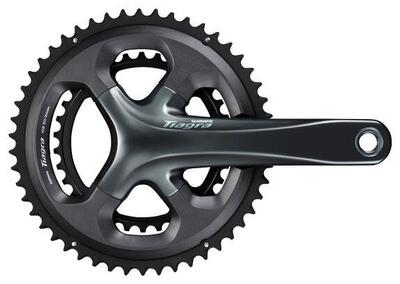 Shimano crankset tiagra 4700 2x10 versnellingen compact 52-36 tanden zilver