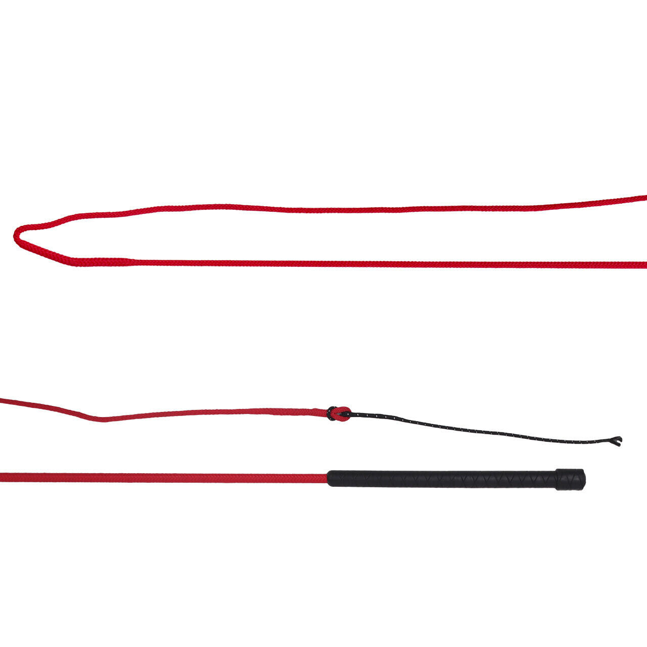 Qhp - Chambrière Équitation Pour Cheval Divisible Qhp - Chambrière - Rouge - 180 Cm - Decathlon