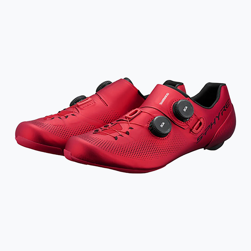Buty kolarskie szosowe RC903 S-PHYRE, czerwone